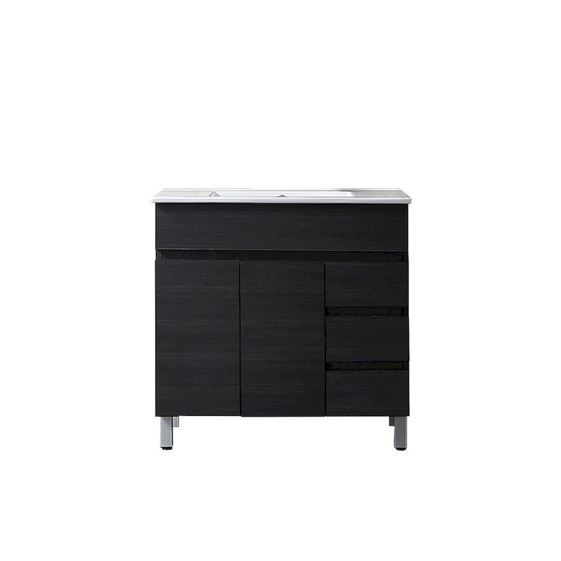 32-Inch Bathroom Vanity Cabinet with Ceramic Sink
