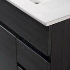 32-Inch Bathroom Vanity Cabinet with Ceramic Sink