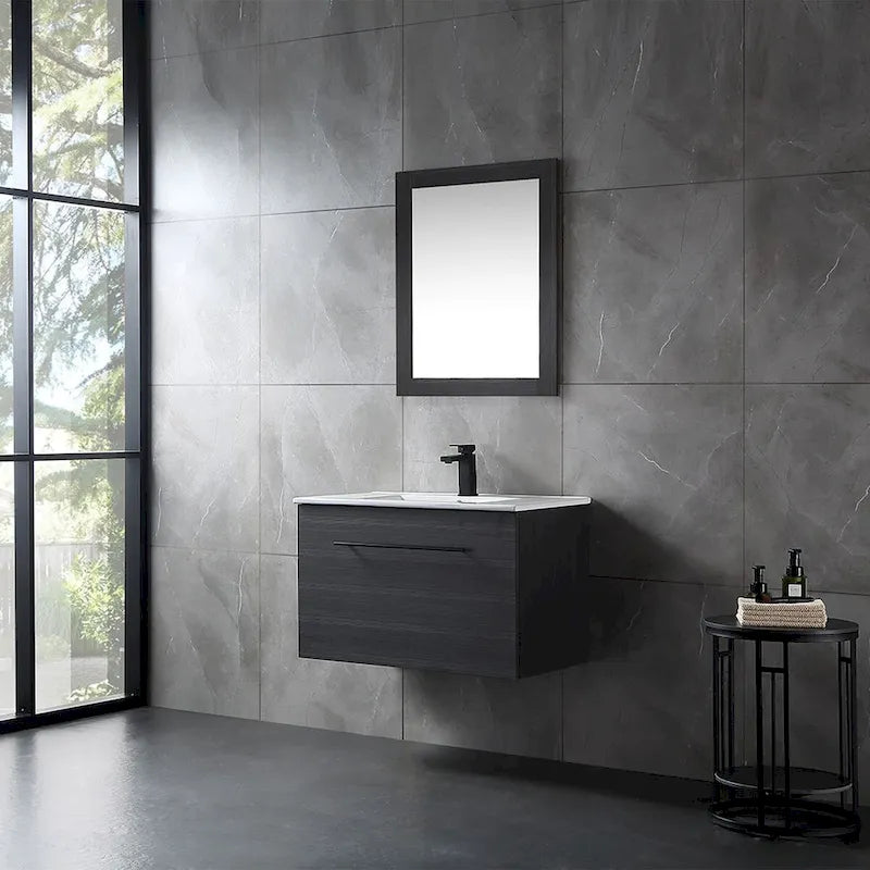 32-Inch Bathroom Vanity Cabinet with Ceramic Sink