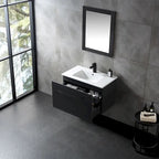 32-Inch Bathroom Vanity Cabinet with Ceramic Sink