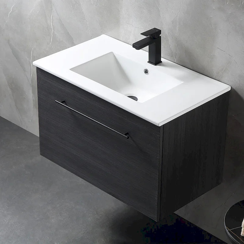 32-Inch Bathroom Vanity Cabinet with Ceramic Sink