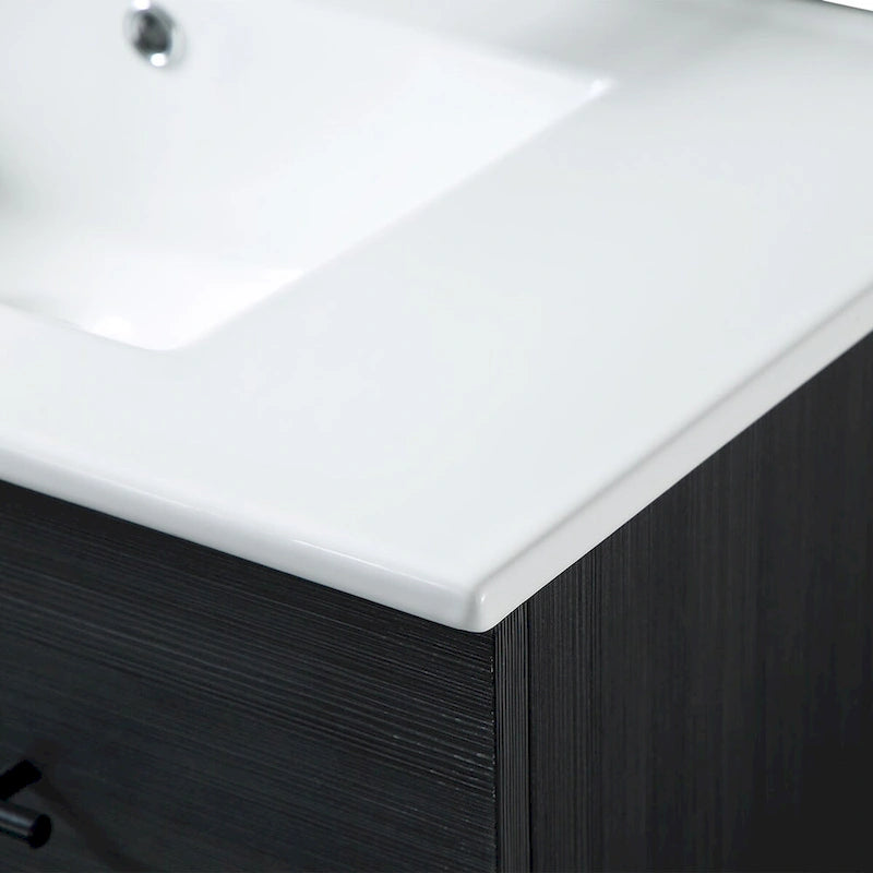 32-Inch Bathroom Vanity Cabinet with Ceramic Sink