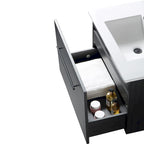 32-Inch Bathroom Vanity Cabinet with Ceramic Sink