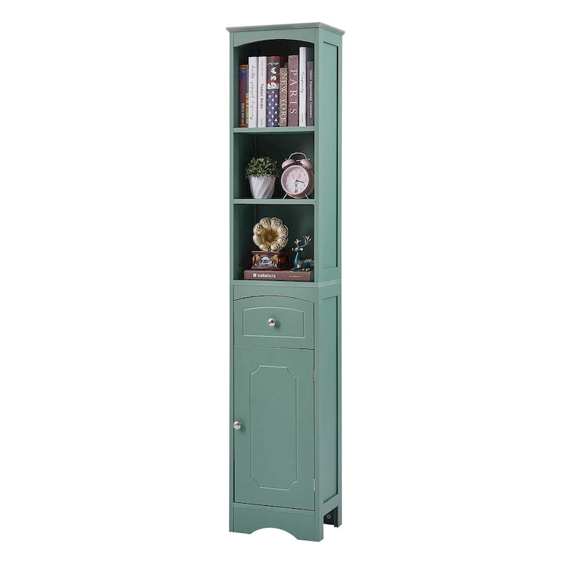 Hoher Badezimmerschrank mit Schublade und verstellbarem Einlegeboden