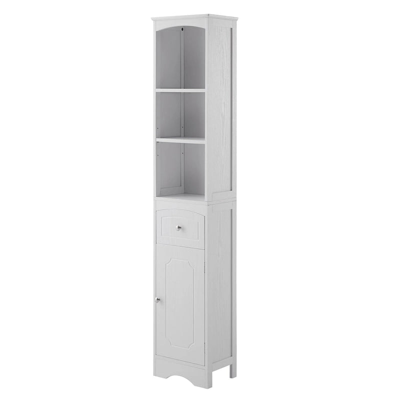 Hoher Badezimmerschrank mit Schublade und verstellbarem Einlegeboden