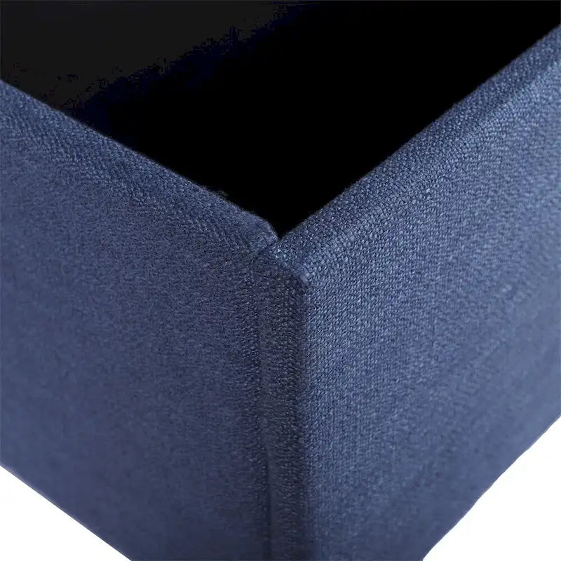 Storage Ottoman Bench with Flip-Top Lid and Inner Storage