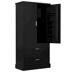 Tall Bathroom Storage Cabinet with Two Doors and Drawers