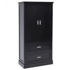 Tall Bathroom Storage Cabinet with Two Doors and Drawers
