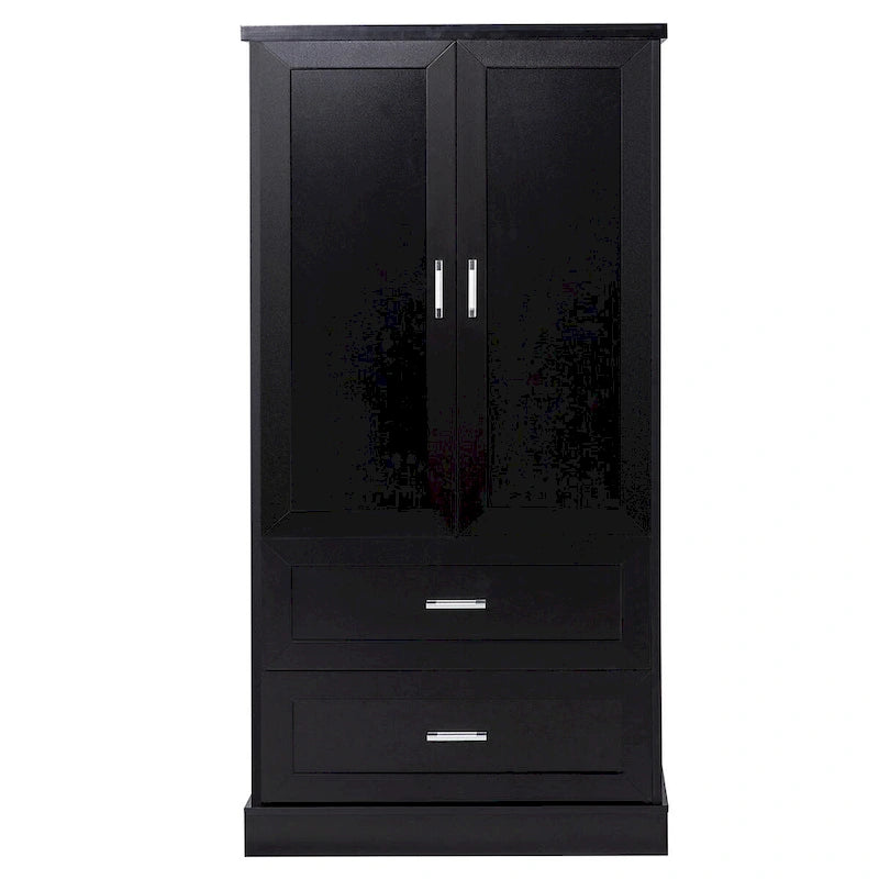Tall Bathroom Storage Cabinet with Two Doors and Drawers
